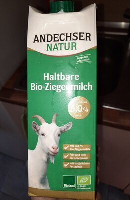 Bio Andechser Natur Ziegen H-Milch 3% 1l