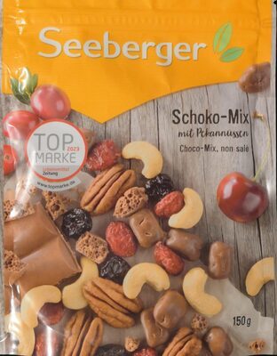 Seeberger Schoko-Mix mit Pekannüssen 150g