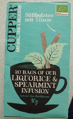 Bio Cupper Süßholztee mit Minze 20ST 30g