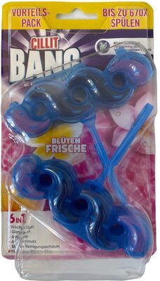 Cillit Bang Blue Wave 6 WC Blauspüler Blüten Frische 2x35g