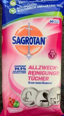 Sagrotan Allzweck-Reinigungstücher Blütenfrischer&Grüner Apfel 60ST