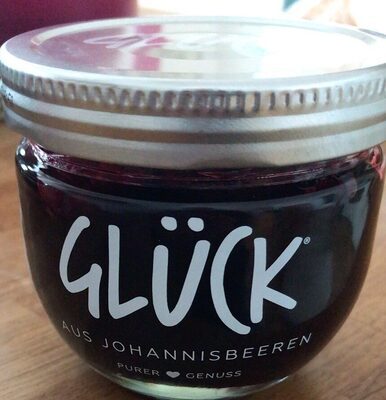 Glück Fruchtaufstrich Schwarze Johannisbeere 230g