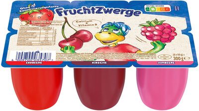Danone Fruchtzwerge Erdbeere/Himbeere/Kirsche 6x50g