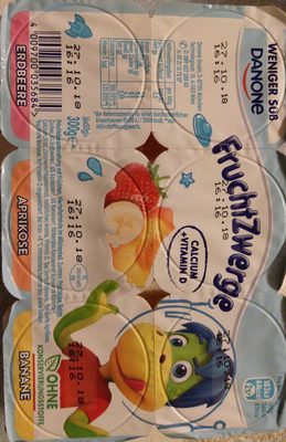 Danone Fruchtzwerge Maxi Erdbeere/Aprikose 4x100g