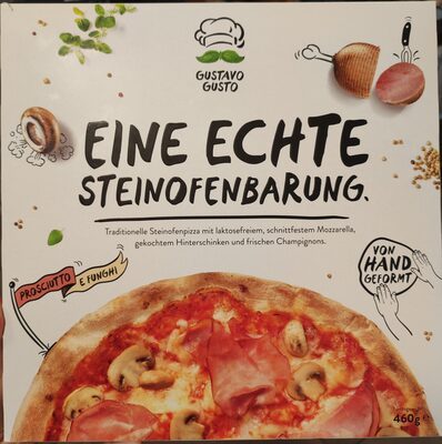 Gustavo Gusto Steinofenpizza Prosciutto Funghi 460g