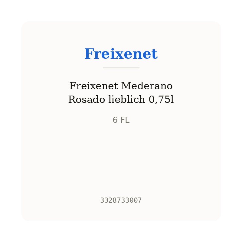 Freixenet Mederano Rosado lieblich 0,75l