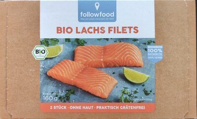 Bio Followfood Lachsfilets Salmo Salar netto 160g