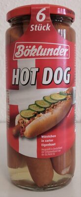Böklunder Hot Dog Würstchen in zarter Eigenhaut 6ST 550g