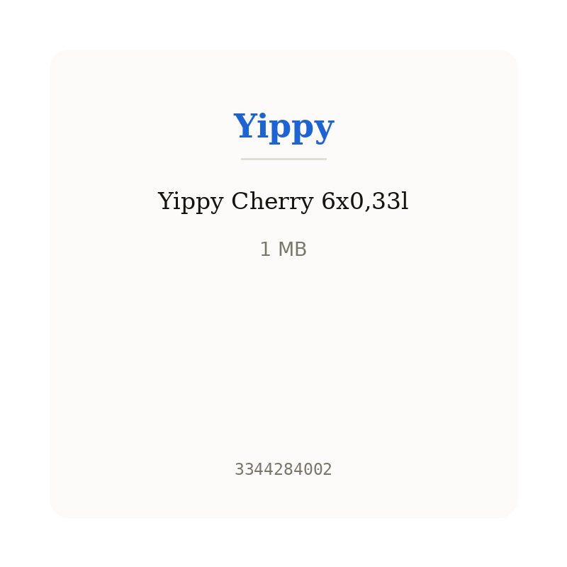 Yippy Cherry 6x0,33l