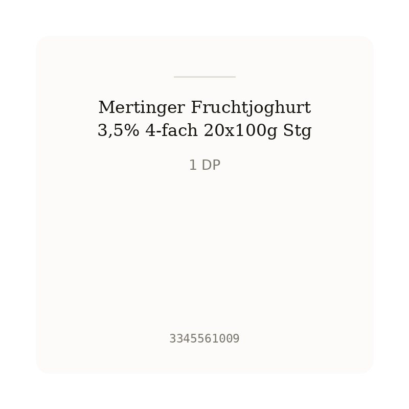 Mertinger Fruchtjoghurt 3,5% 4-fach 20x100g Stg