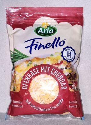Arla Finello Ofenkäse gerieben 46% Vollfettstufe 150g