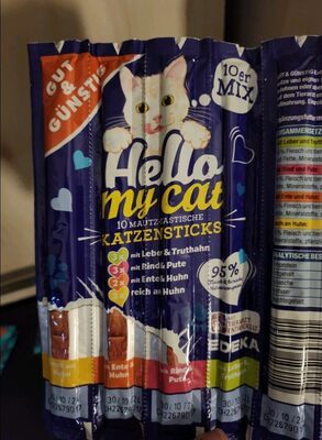 GUT&GÜNSTIG Hello My Cat Katzensticks Mix 10ST