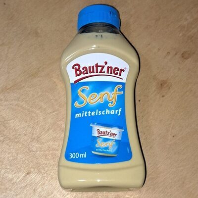 Bautzner Senf mittelscharf 300ml