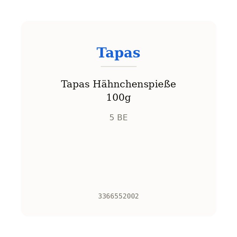 Tapas Hähnchenspieße 100g