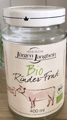 Bio Jürgen Langbein Rinder-Fond 400ml