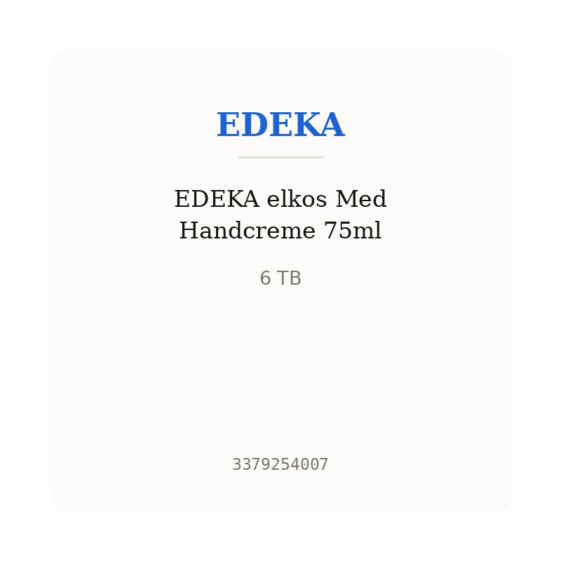 EDEKA elkos Med Handcreme 75ml
