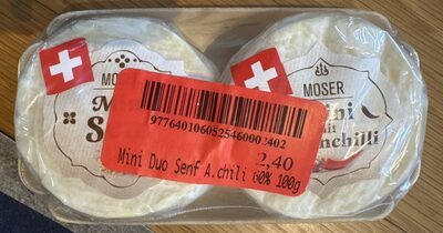 Mini Duo Senf Alpenchili 60% Doppelrahmstufe 100g