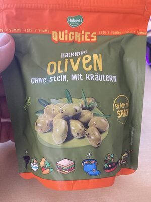 Herr Edelmann Halkidiki Oliven mit Kräutern ohne Stein 150g