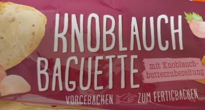 GUT&GÜNSTIG Knoblauch-Baguette mit Knoblauchbutterzubereitung 175g