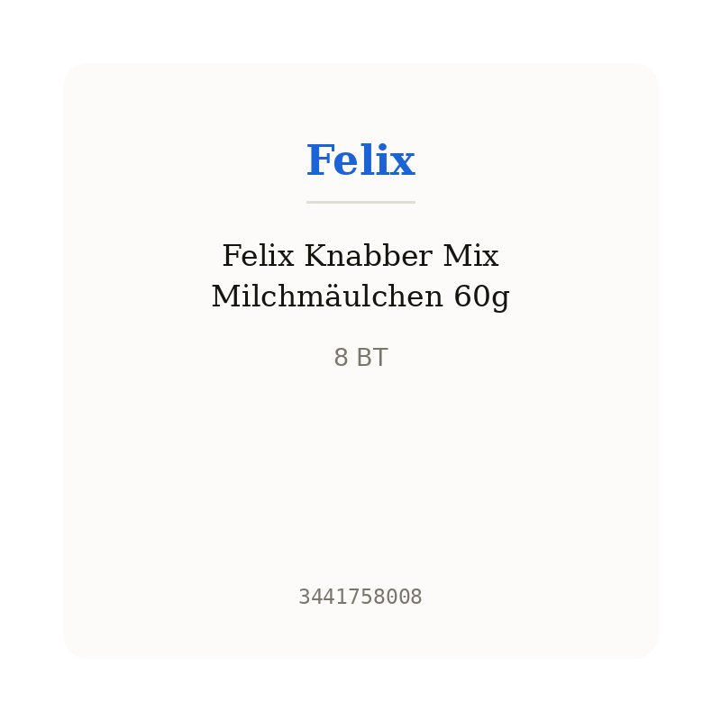 Felix Knabber Mix Milchmäulchen 60g
