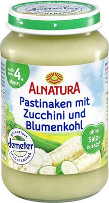 Demeter Alnatura Pastinaken mit Zucchini und Blumenkohl nach dem 4.Monat 190g