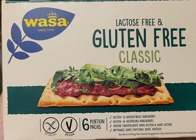 Wasa Knäckebrot Classic Gluten&Lactosefrei 240g