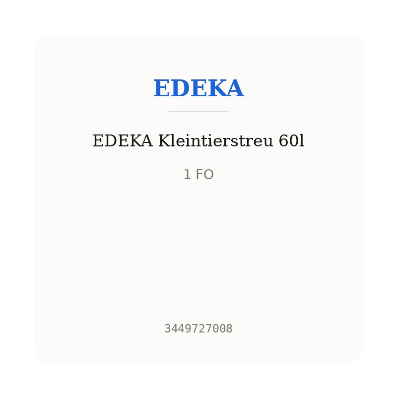 EDEKA Kleintierstreu 60l