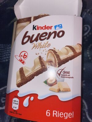 Ferrero Kinder bueno white 6ST 117g