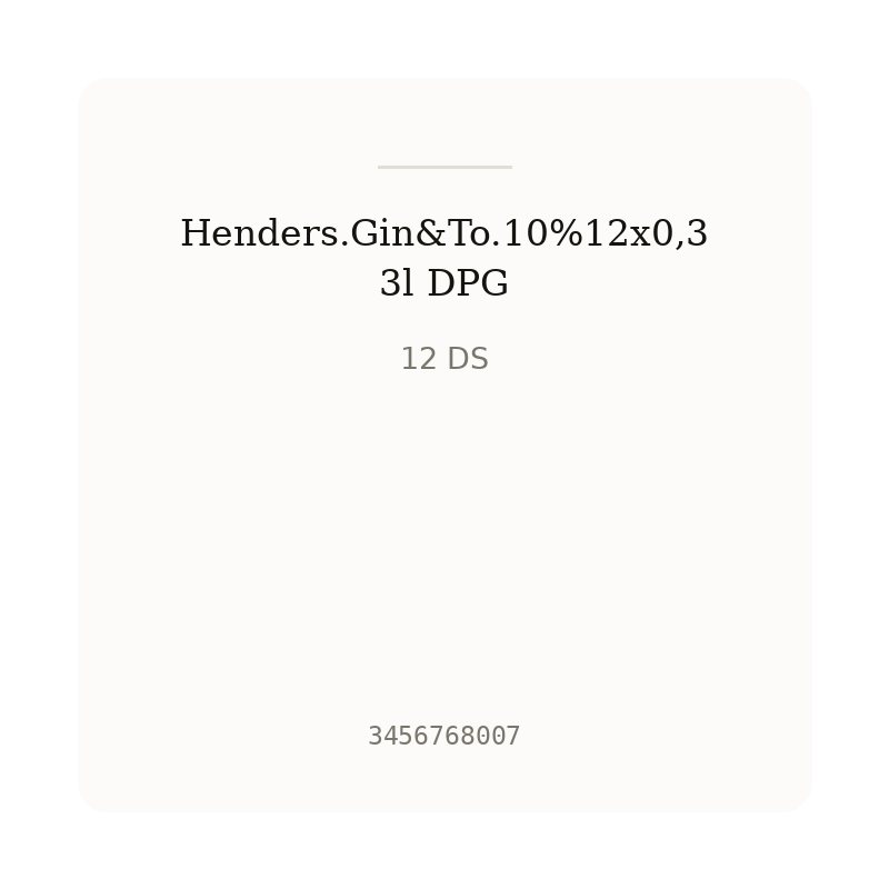 Henders.Gin&To.10%12x0,33l DPG