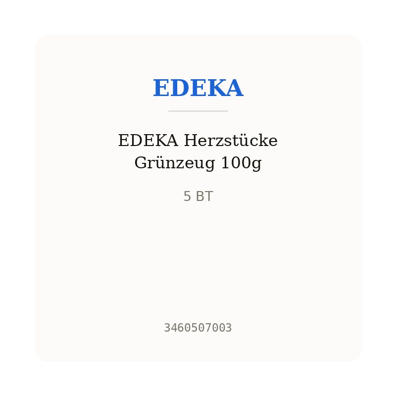 EDEKA Herzstücke Grünzeug 100g