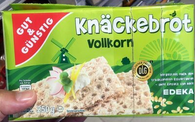 GUT&GÜNSTIG Knäckebrot Vollkorn 250g