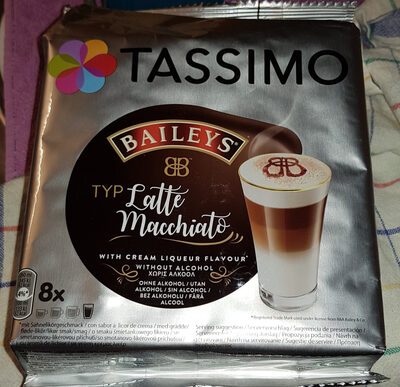 Tassimo Kaffee Kapseln Latte Macchiato Baileys 8+8ST 264g