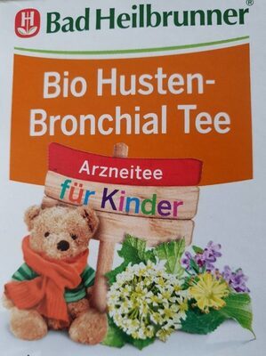 Bad Heilbrunner Kinder Bio Husten-Bronchial Tee 8ST 12g