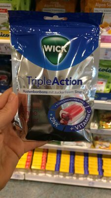 Wick Triple Action ohne Zucker 72g
