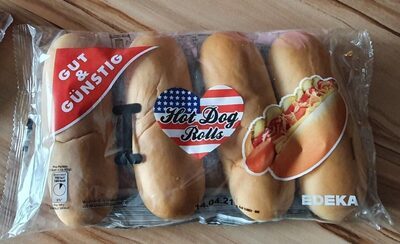 GUT&GÜNSTIG Hot Dog Rolls 250g
