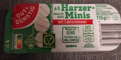 GUT&GÜNSTIG Harzer Minis mit Edelschimmel 115g VLOG