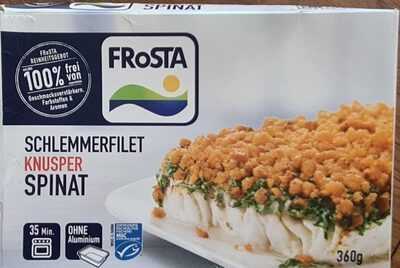 MSC Frosta Schlemmerfilet Knusper Spinat 360g