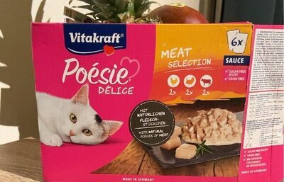 Vitakraft Poesie Delice Meat Selection in Sauce 6x85g Vitak.Poes.Delice Meat Sel.Sauce 6x85g