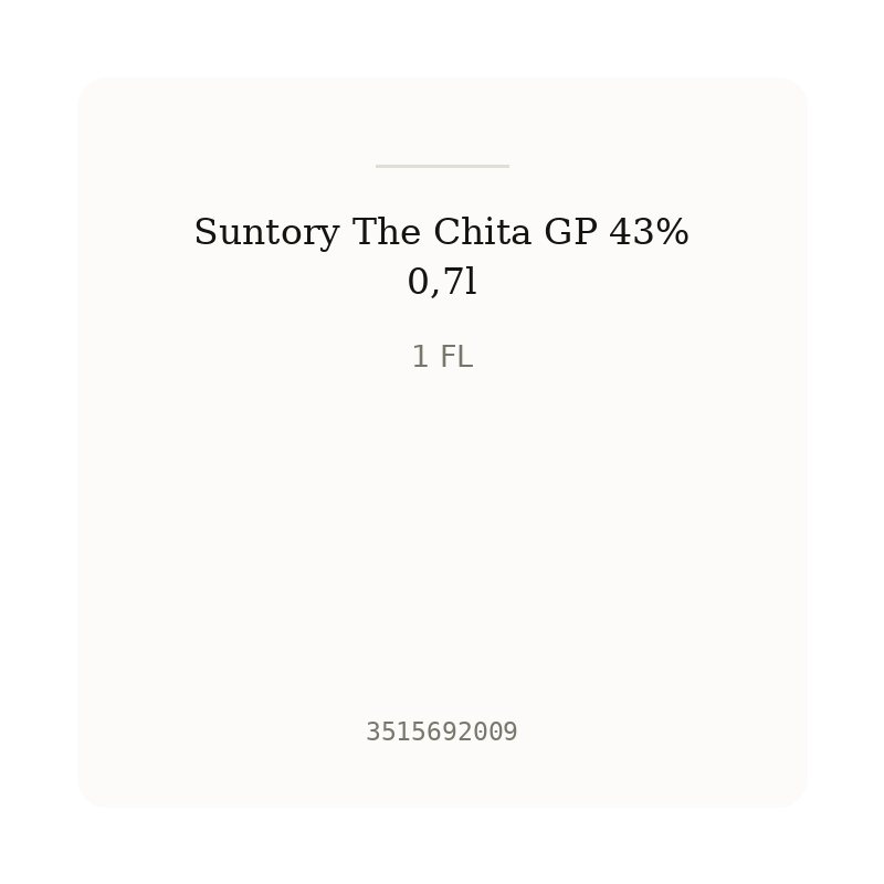 Suntory The Chita GP 43% 0,7l