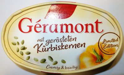 Geramont mit gerösteten Kürbiskeren Doppelrahmstufe 180g