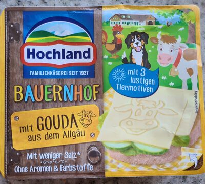 Hochland Sandwich Scheiben Bauernhof 45% Vollfettstufe 150g