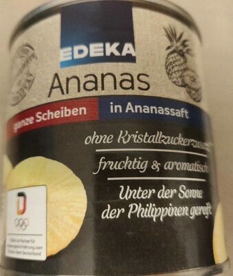 EDEKA Herzstücke Ananas Scheiben in Saft 432g