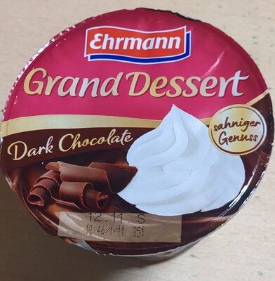 Ehrmann Grand Dessert Dark Chocolate 190g