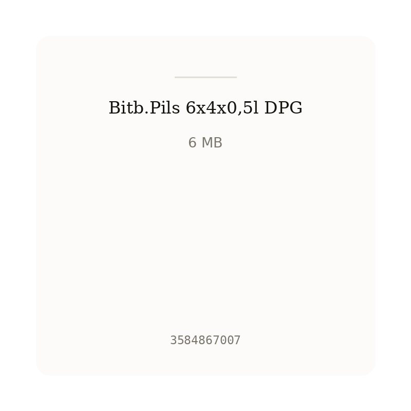 Bitb.Pils 6x4x0,5l DPG