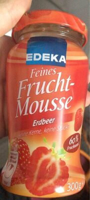 EDEKA Herzstücke Feines Fruchtmousse Erdbeer 300g