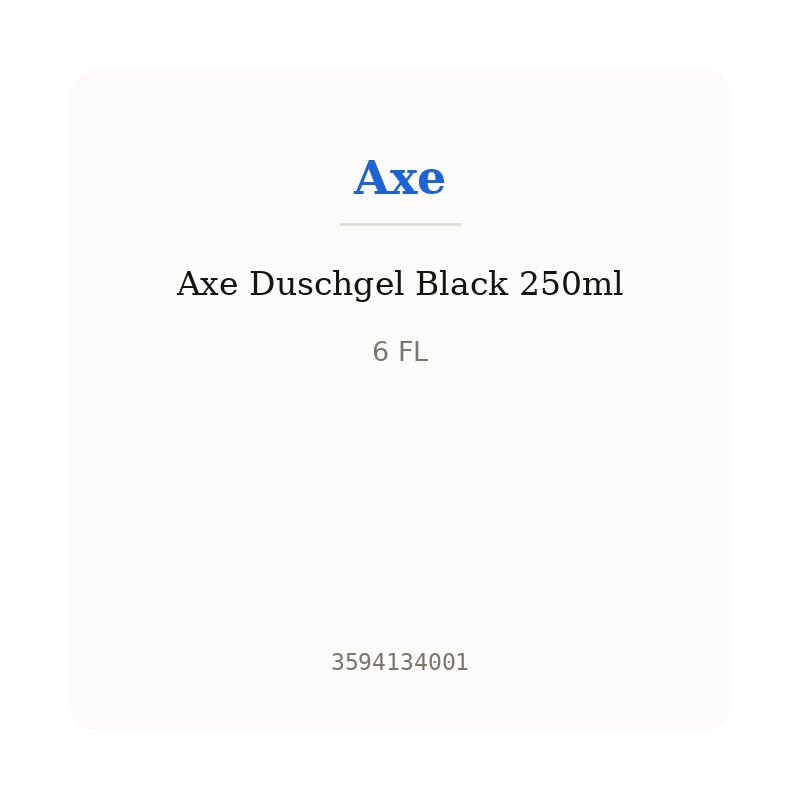 Axe Duschgel Black 250ml