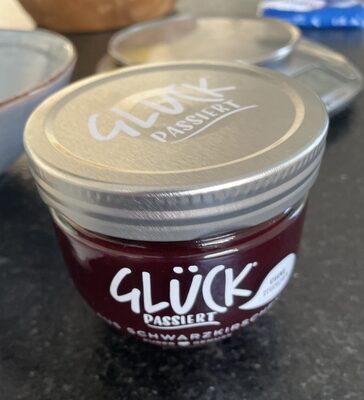 Glück Passiert Fruchtaufstrich Schwarzkirsche 230g