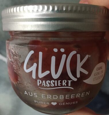 Glück Passiert Fruchtaufstrich Erdbeere 230g