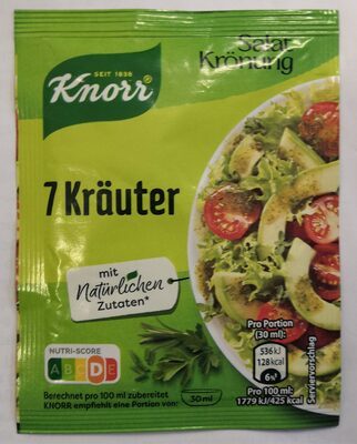 Knorr Salatkrönung trocken 7 Kräuter für 450ml 40g