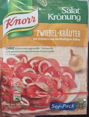 Knorr Salatkrönung trocken Zwiebel Kräuter für 450ml 40g